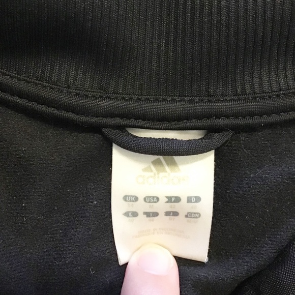 Women’s medium adidas jacket black and aqua - Picture 2 of 5